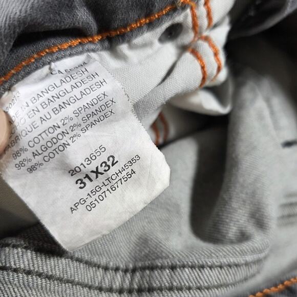 Lee Modern Series L342 Straight Leg Fit Jeans Size 31 32 Gray - Picture 4 of 6